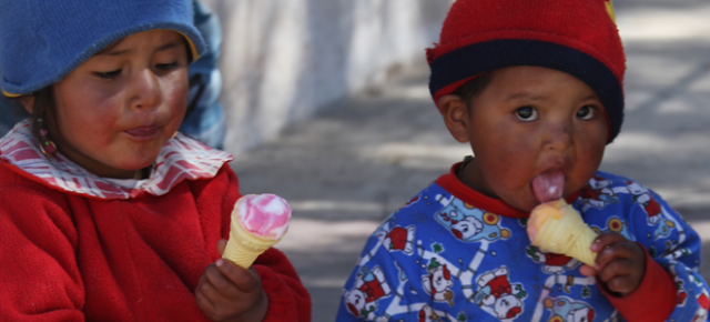 Kinder aus Bolivien